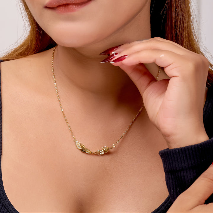 Swarna Leaf Necklace