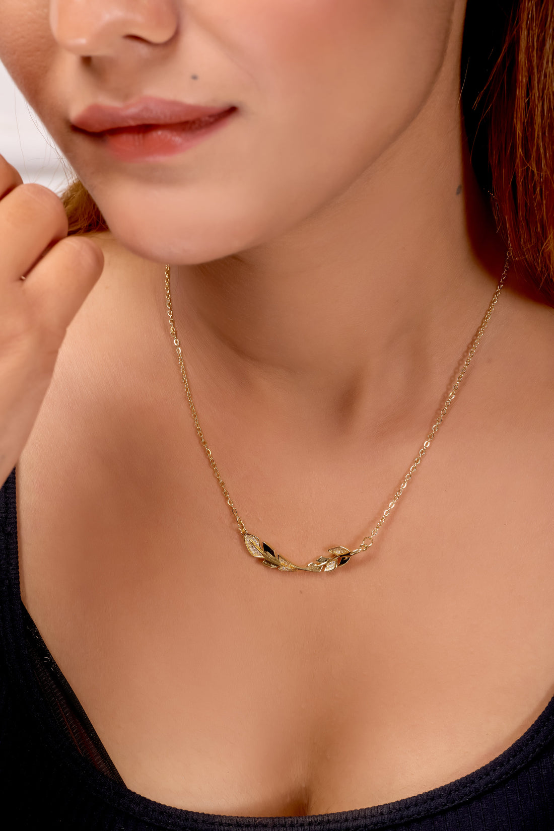 Swarna Leaf Necklace