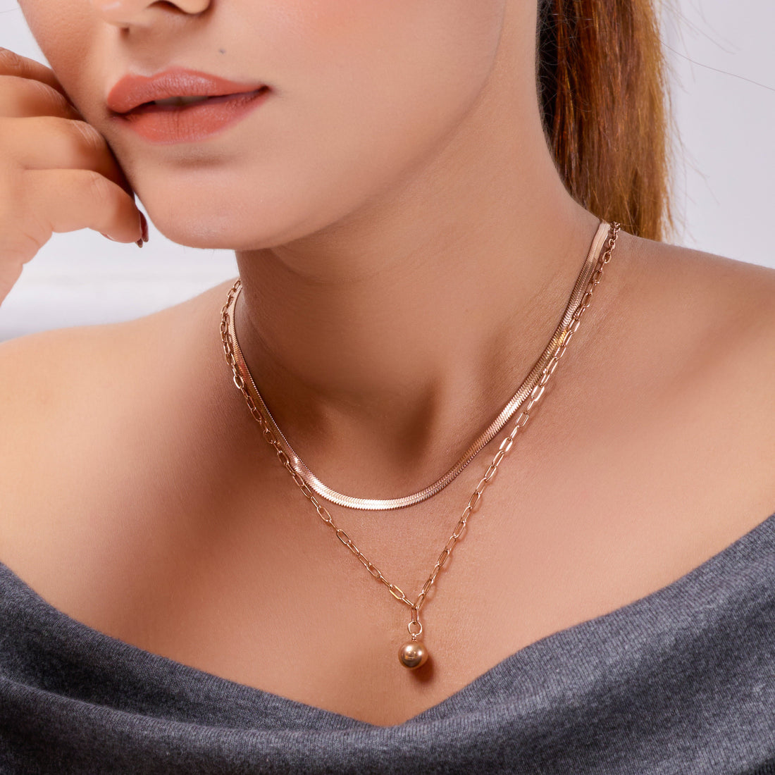 Zyra Twin Grace Necklace
