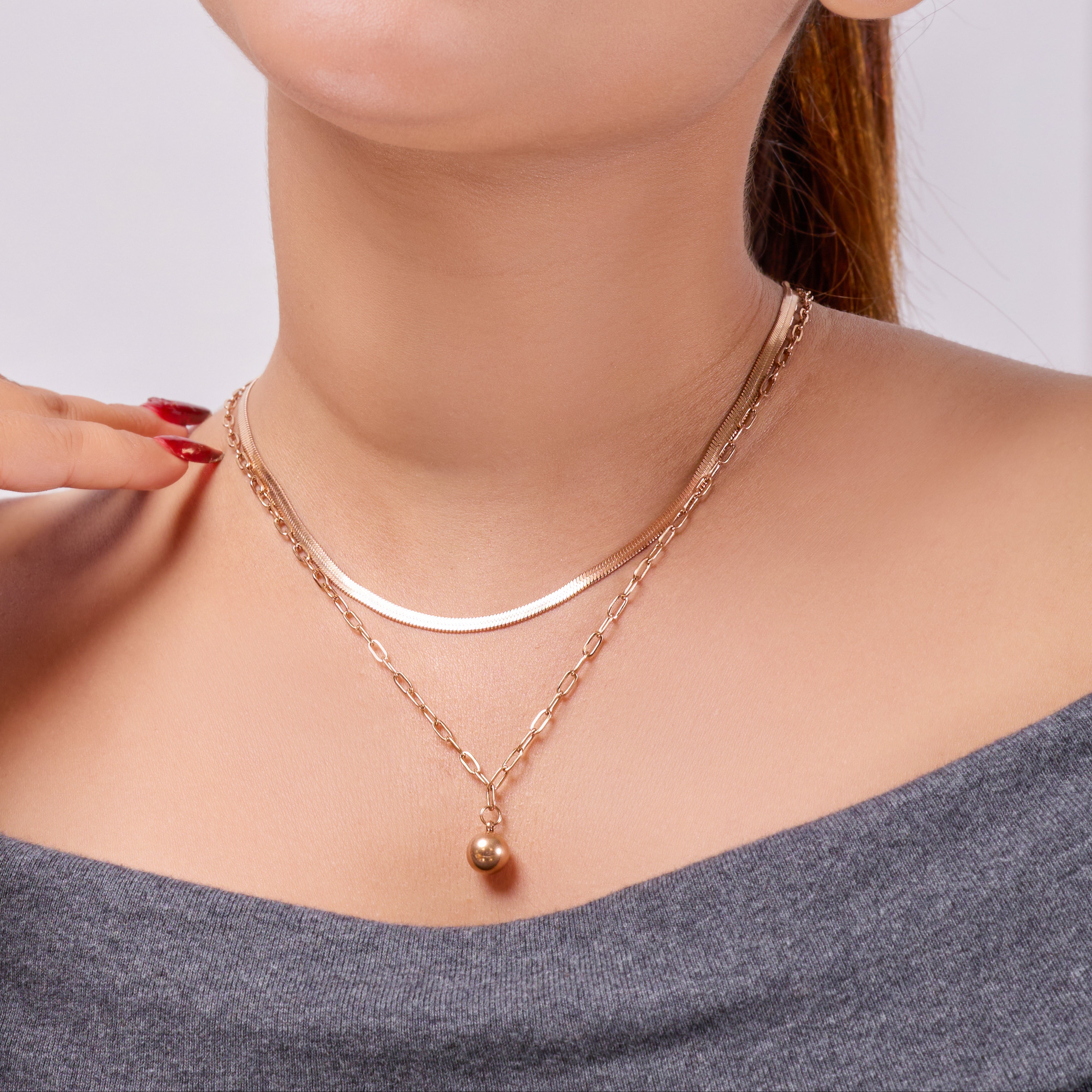 Zyra Twin Grace Necklace