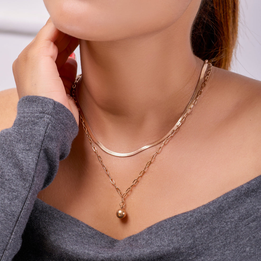 Zyra Twin Grace Necklace