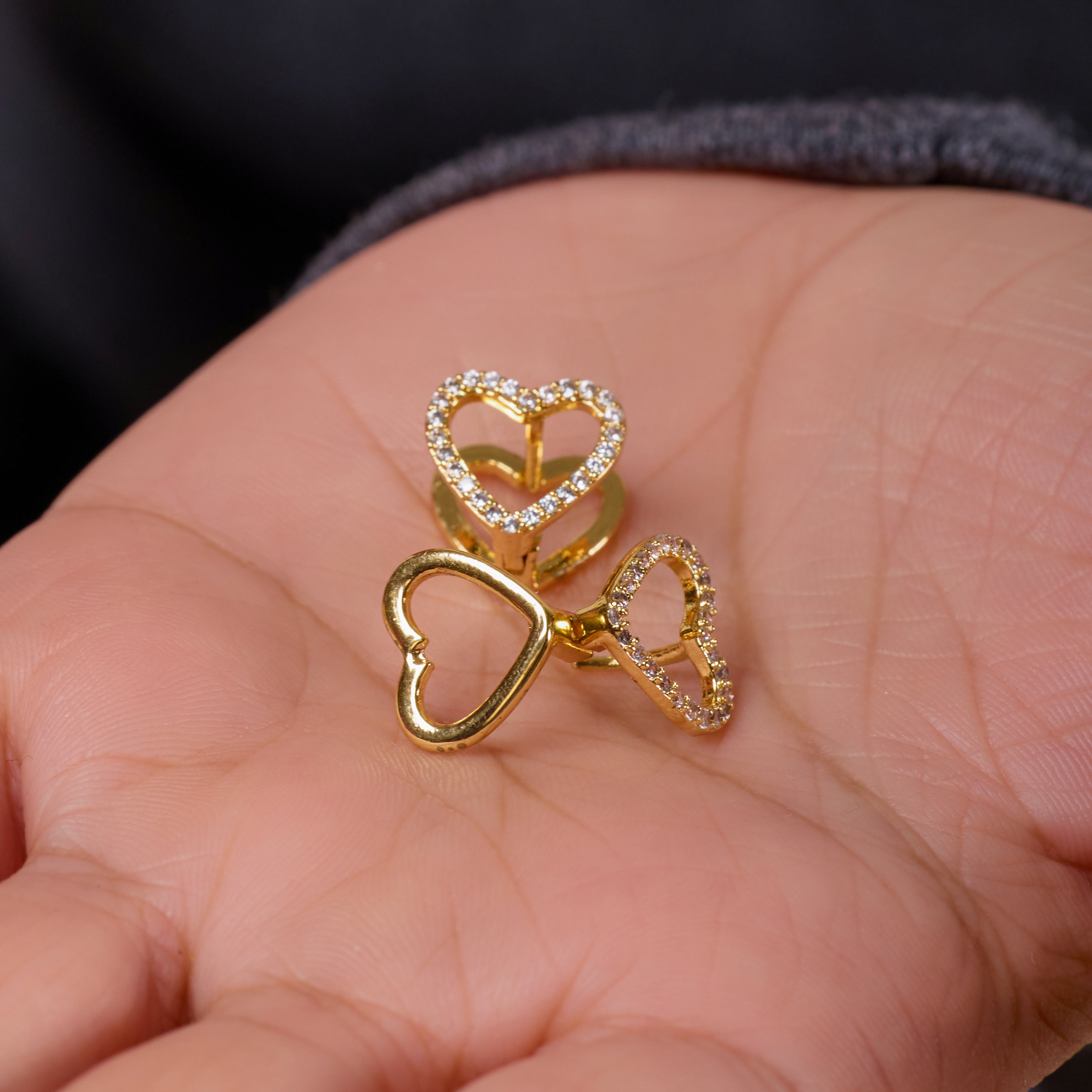 Celestia Love Crystal Heart Earrings
