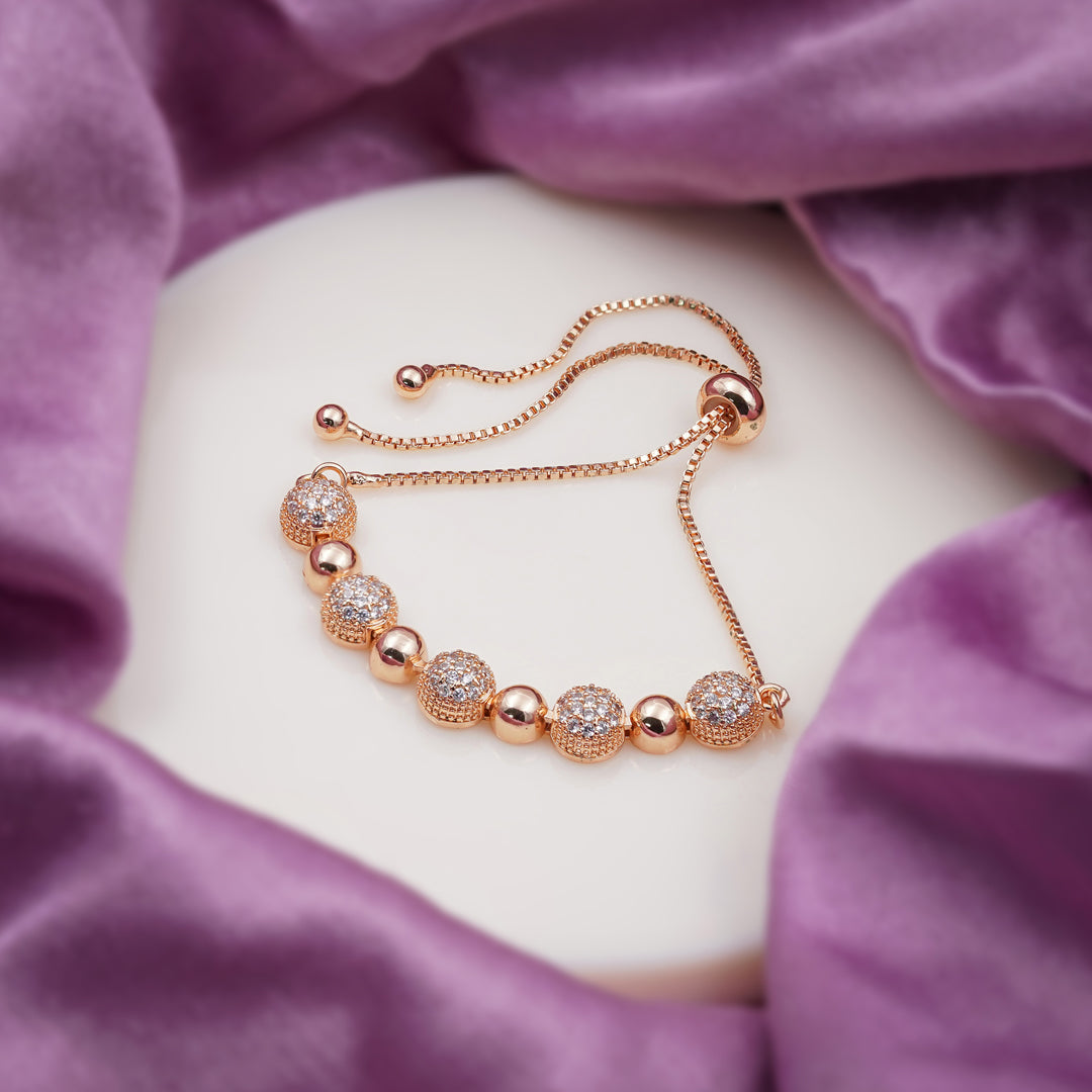 Elite Shine Zircon Slider Bracelet