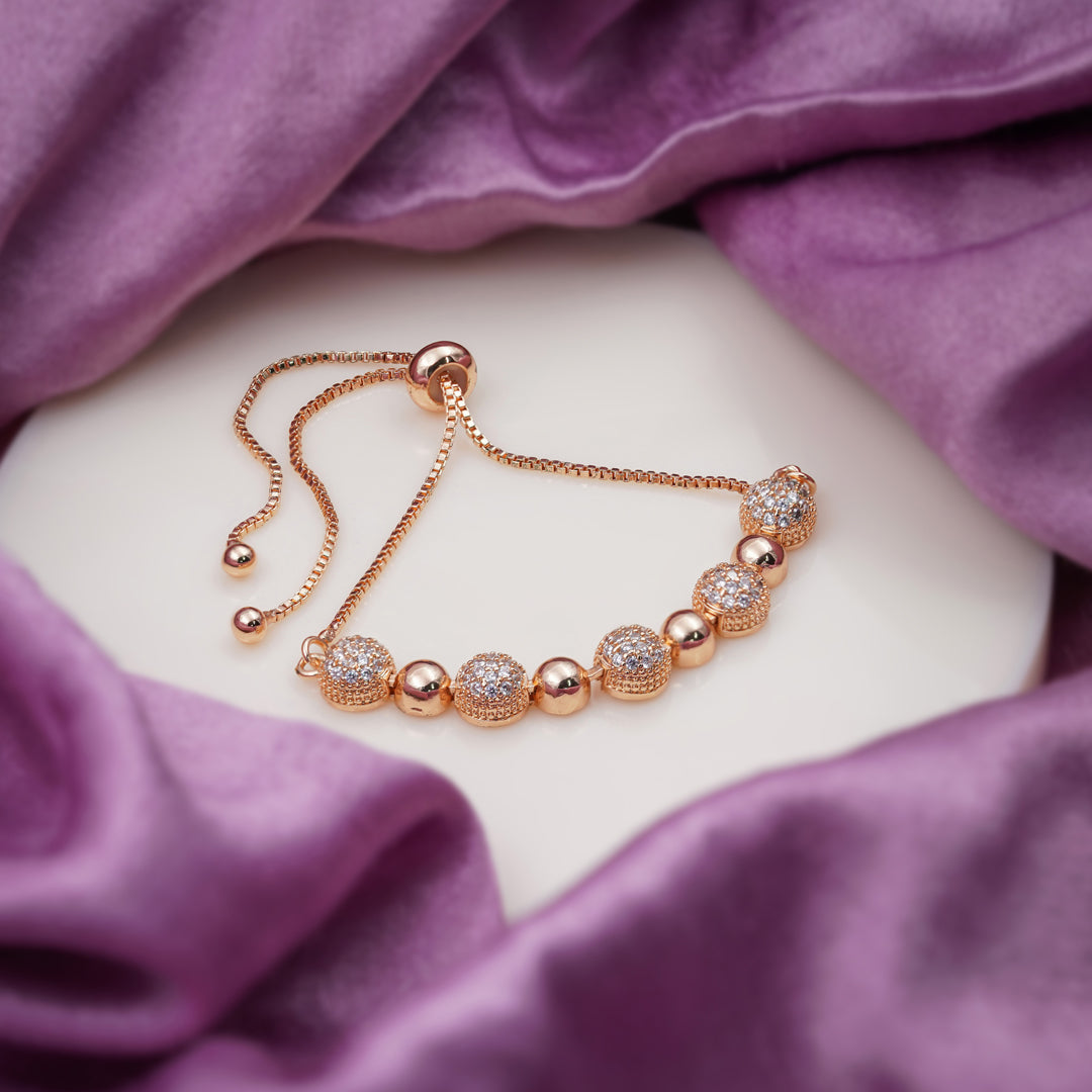 Elite Shine Zircon Slider Bracelet