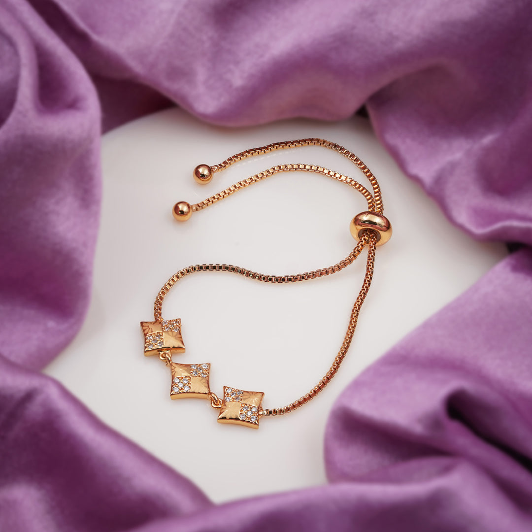 Royal CZ Slider Bracelet