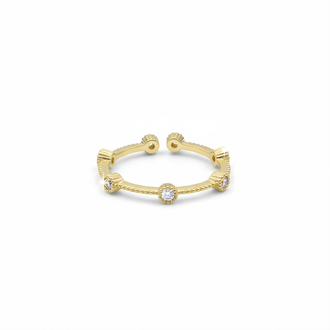 Royal Bloom Zircon Ring
