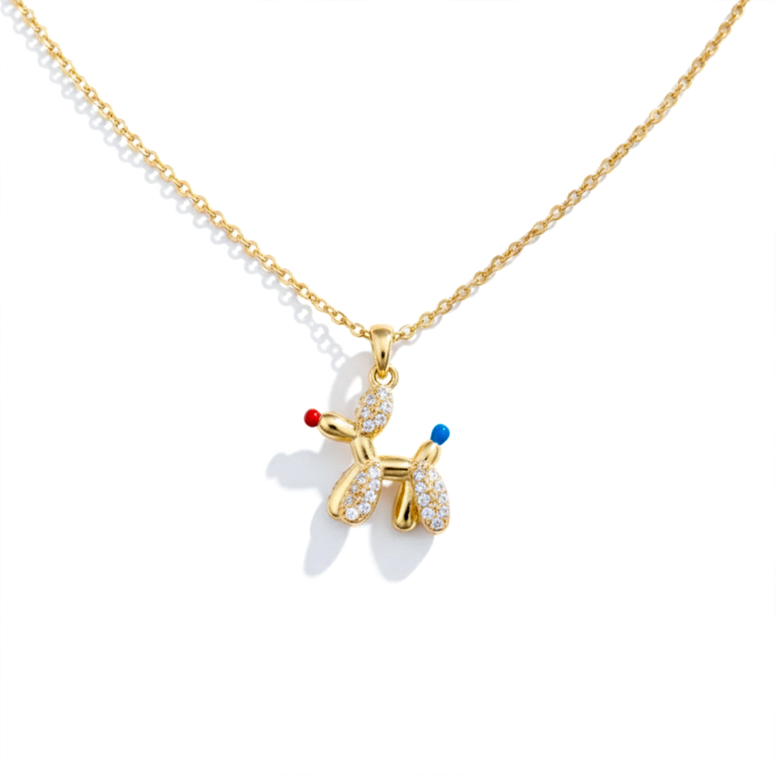 Aurielle Teddy Charm Necklace