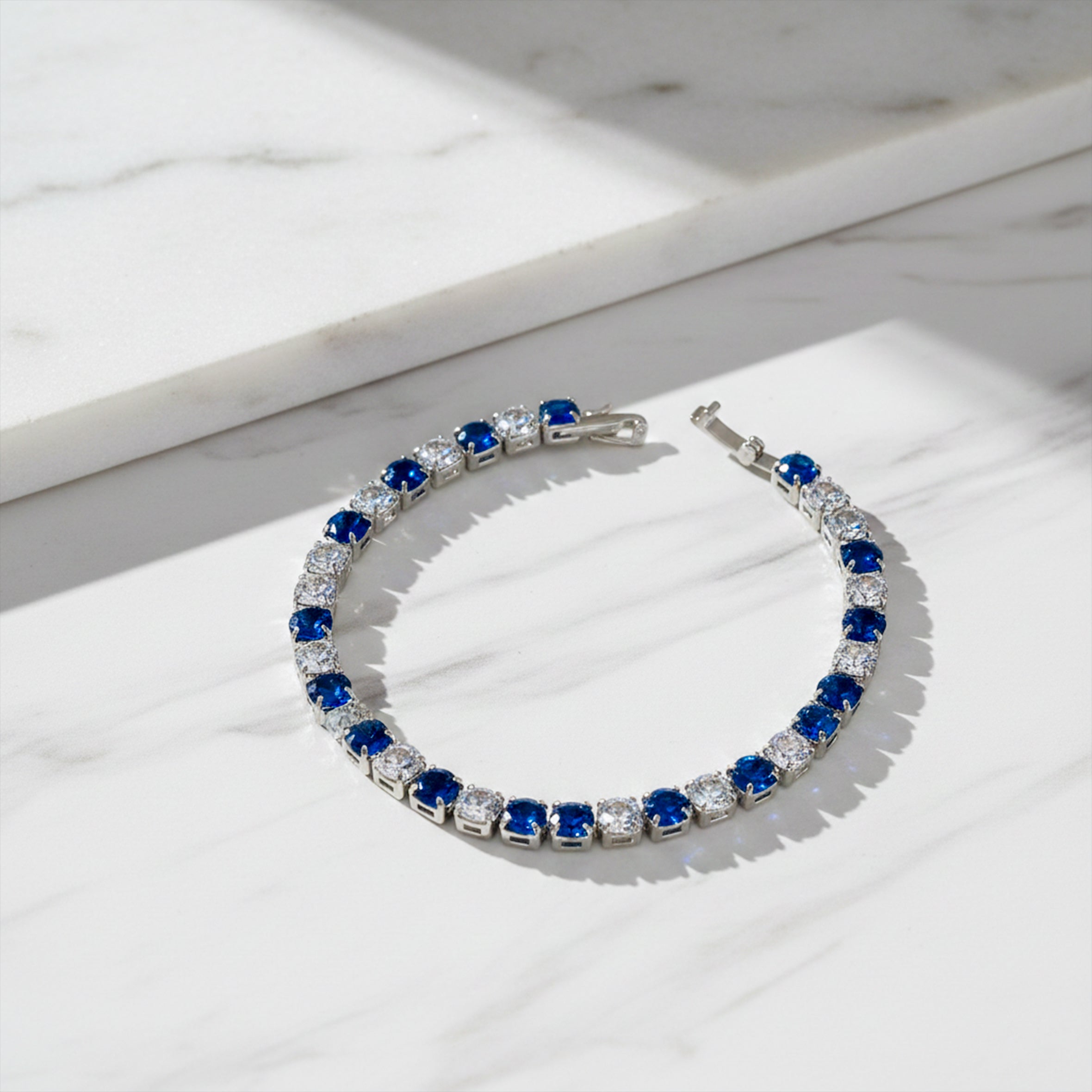 Blue Majesty Luxury Tennis Bracelet