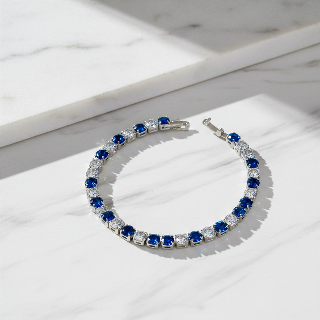 Blue Majesty Luxury Tennis Bracelet