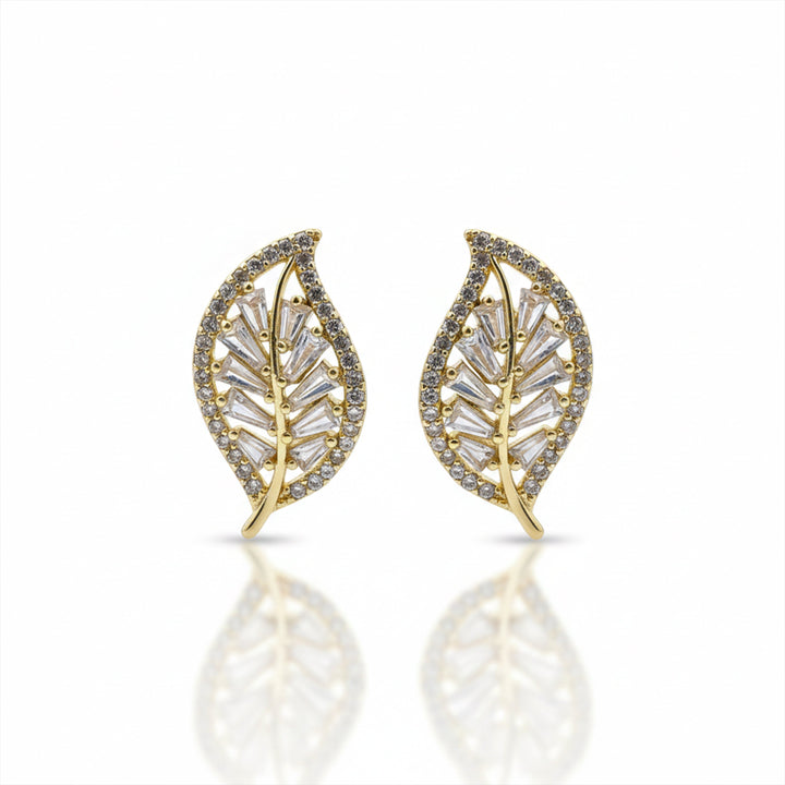 Leaf Luxe Stud Earrings