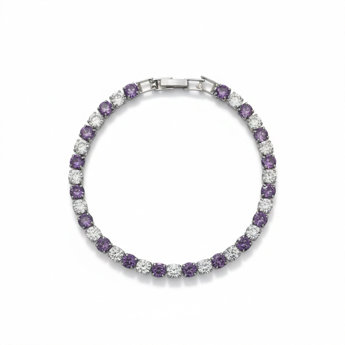 Velvet Purple Luxe Tennis Bracelet