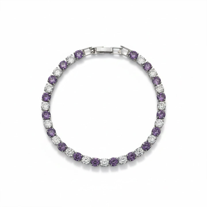 Velvet Purple Luxe Tennis Bracelet