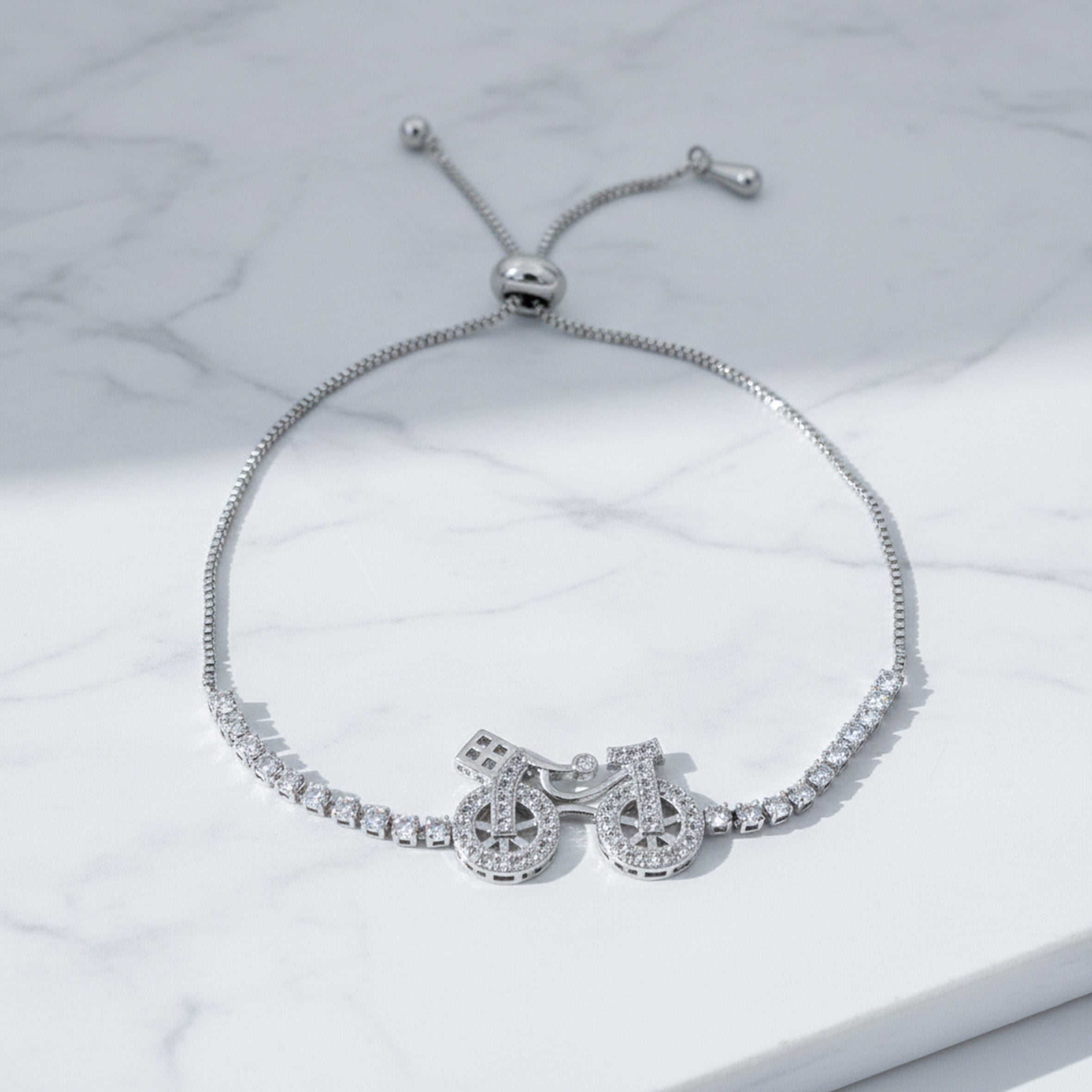 Silver Cycle Elegance Bracelet