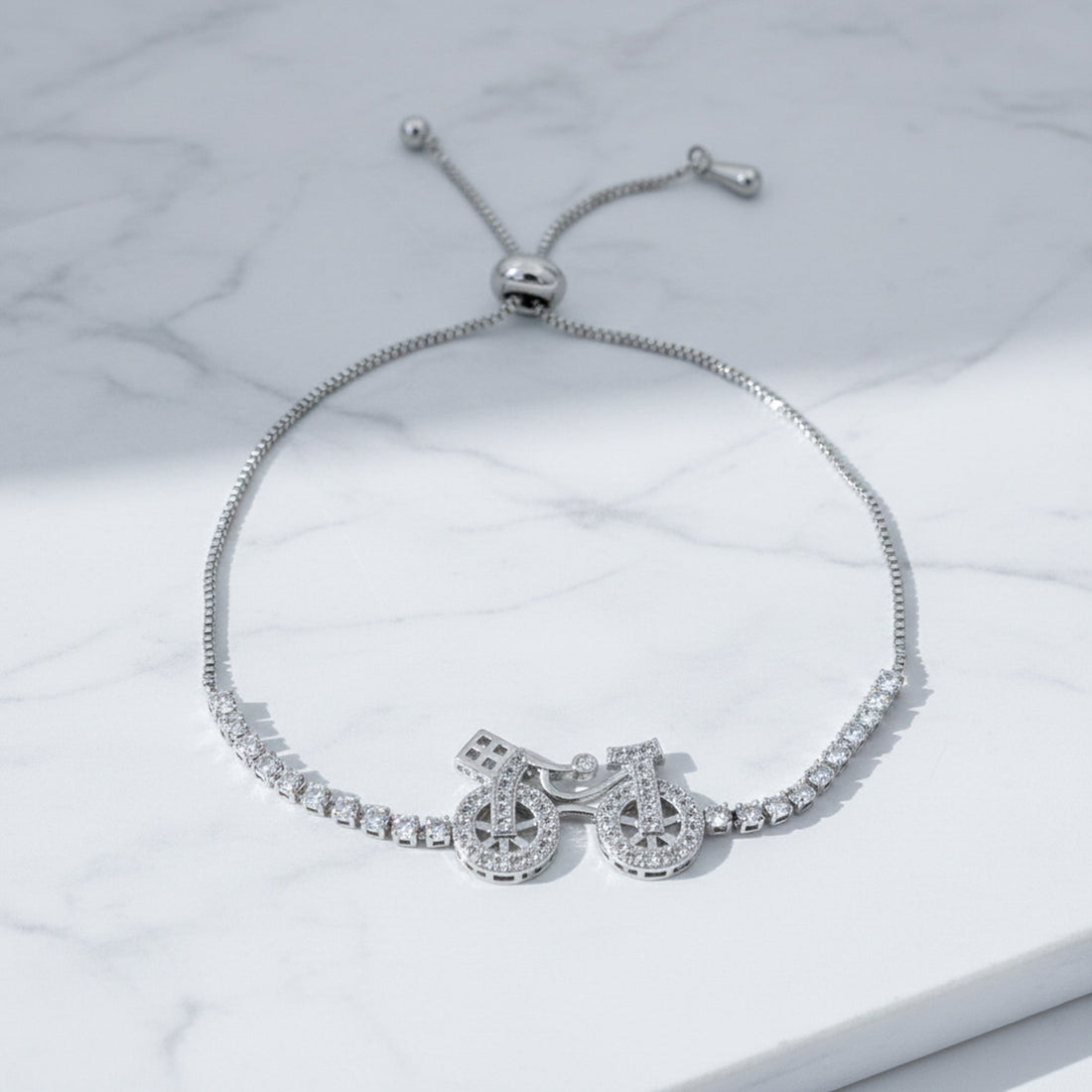 Silver Cycle Elegance Bracelet