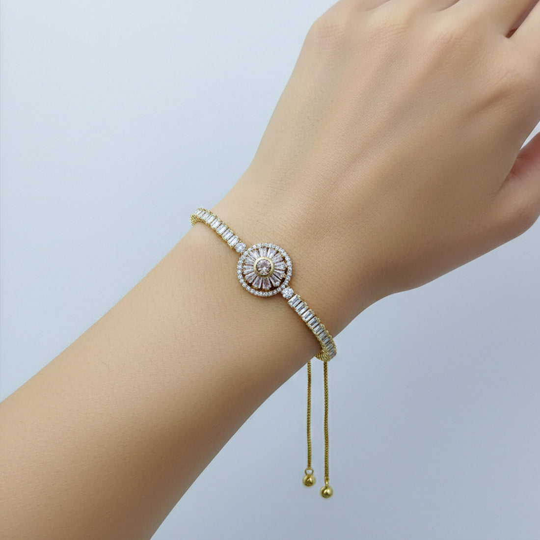 Luxe Orbit Zircon Bracelet