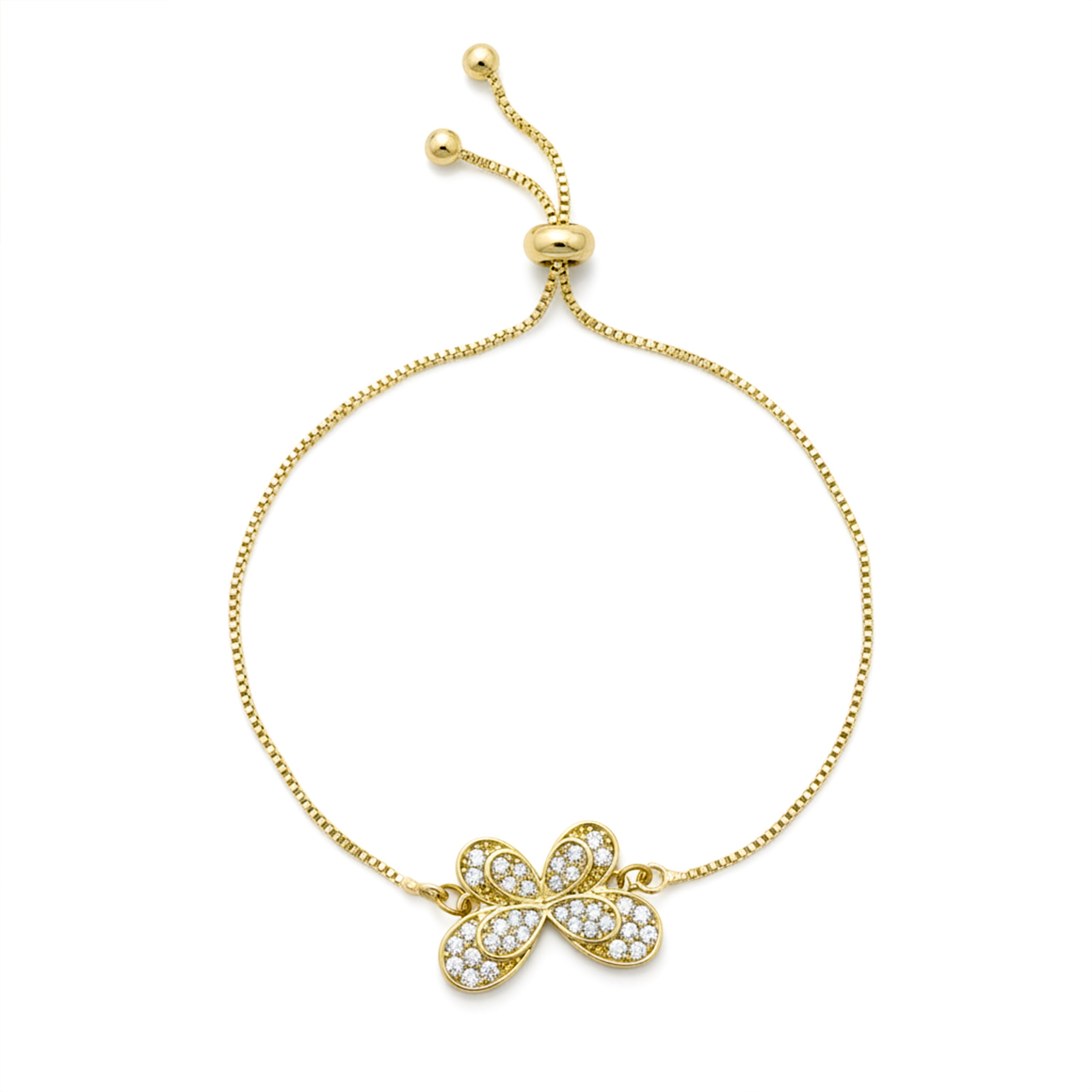 Golden Papillon Elegance Bracelet