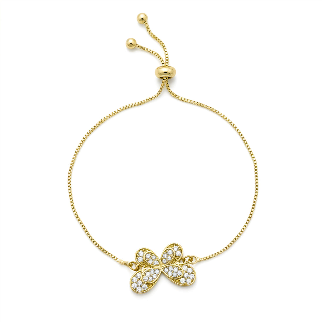 Golden Papillon Elegance Bracelet
