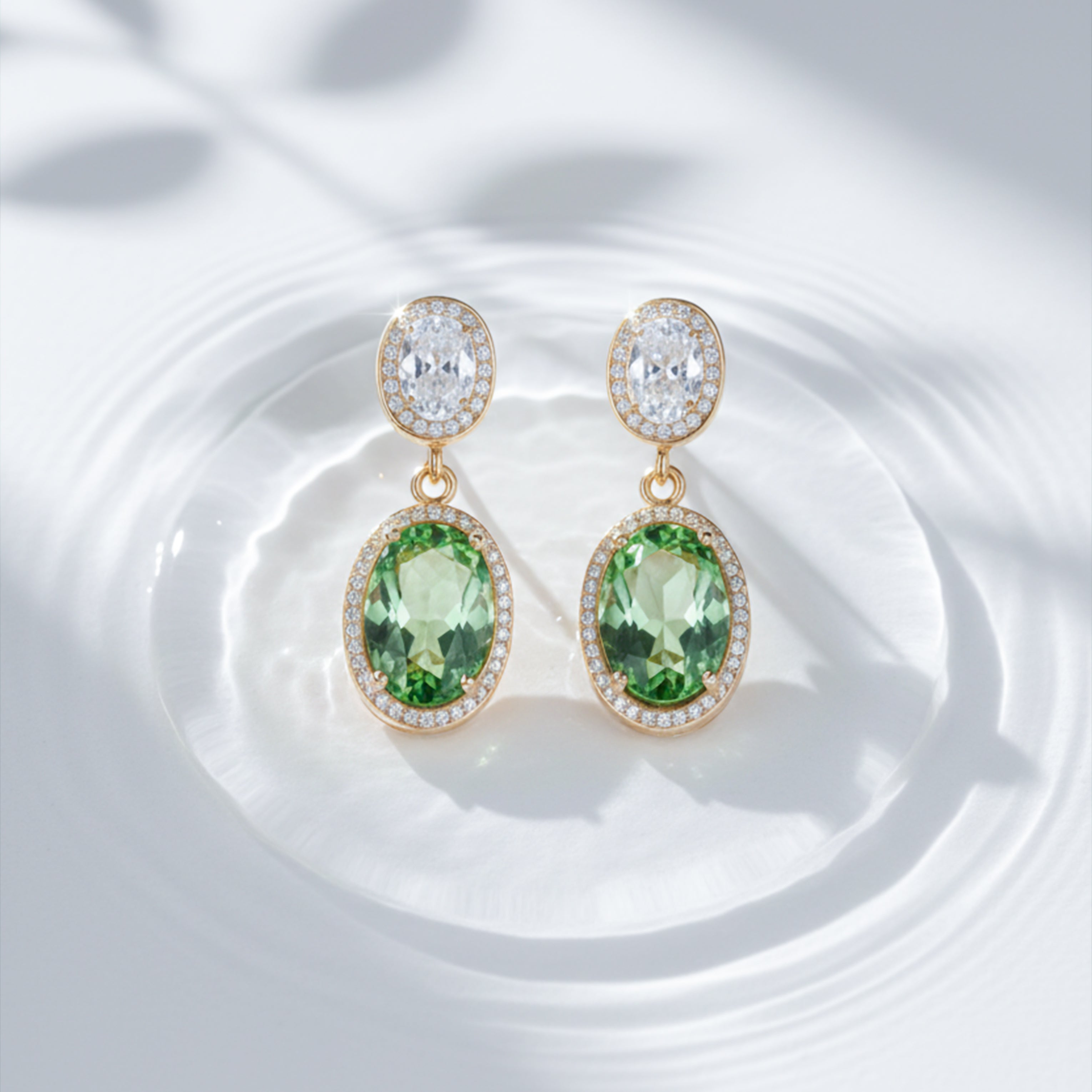 Prestige Double Stone Earrings