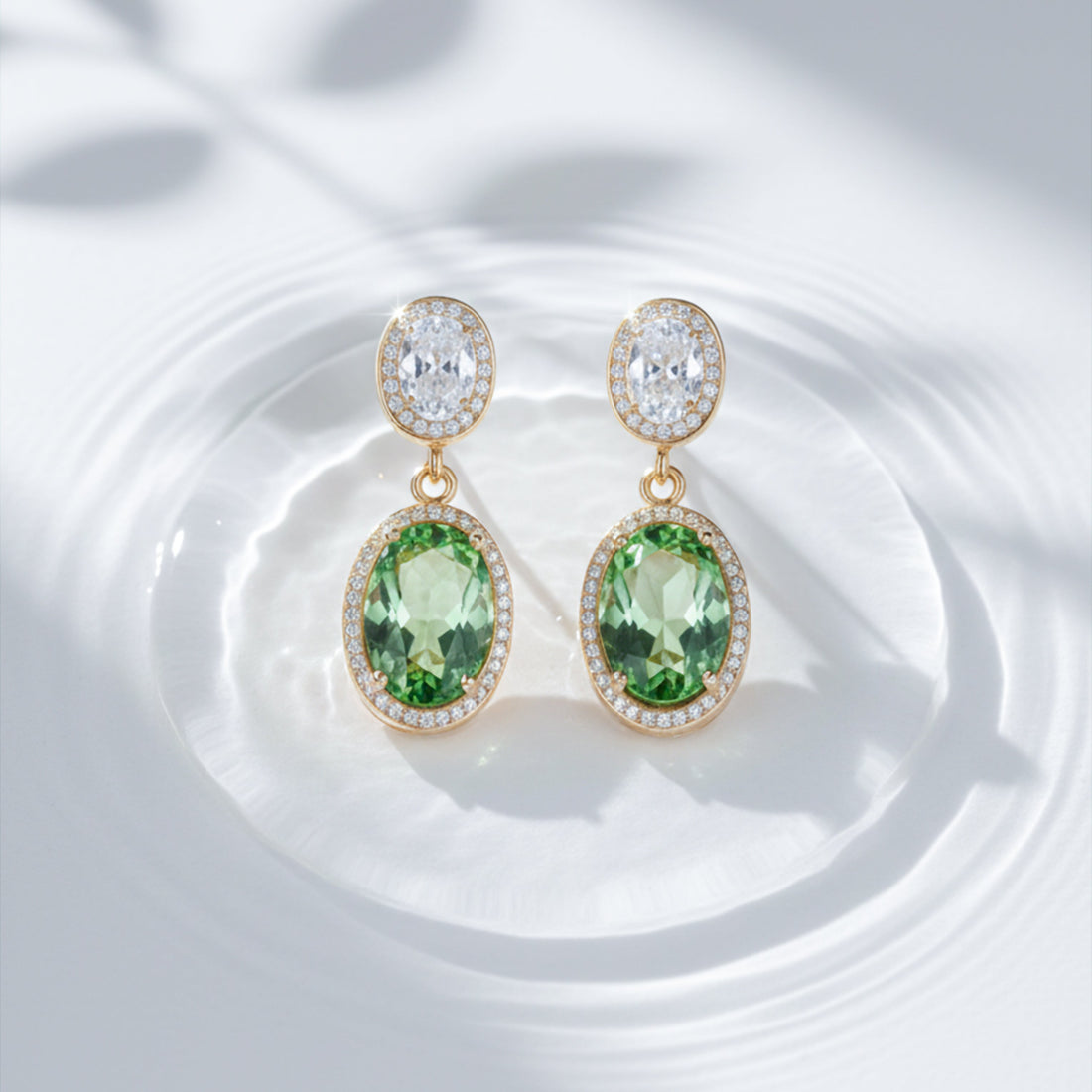 Prestige Double Stone Earrings
