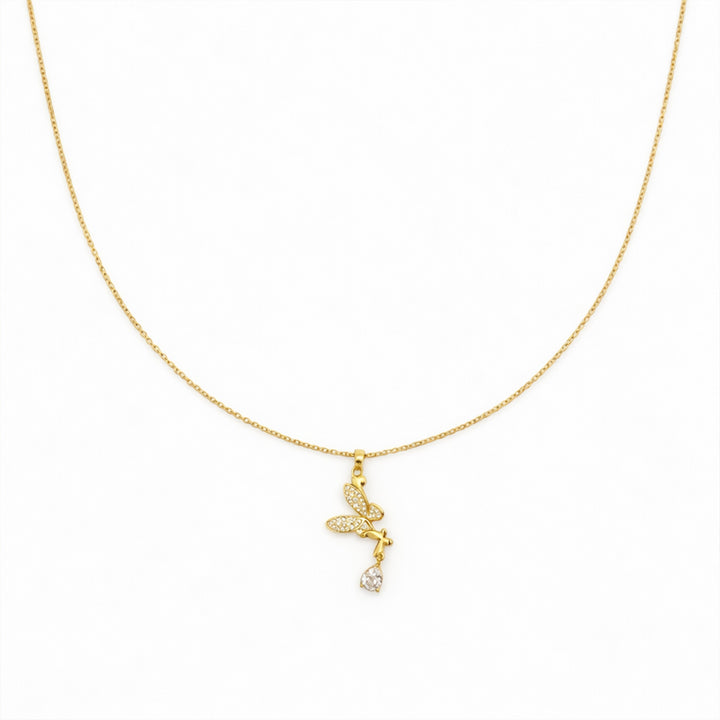 Butterfly Grace Drop Necklace