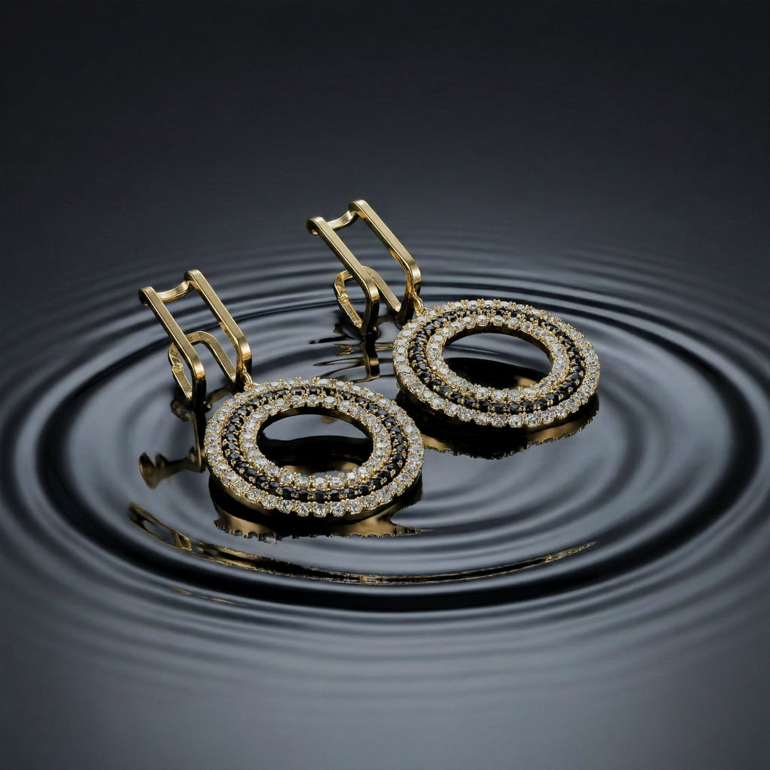 Orbella Crystal Drops Earrings