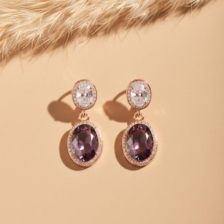 Prestige Double Stone Earrings