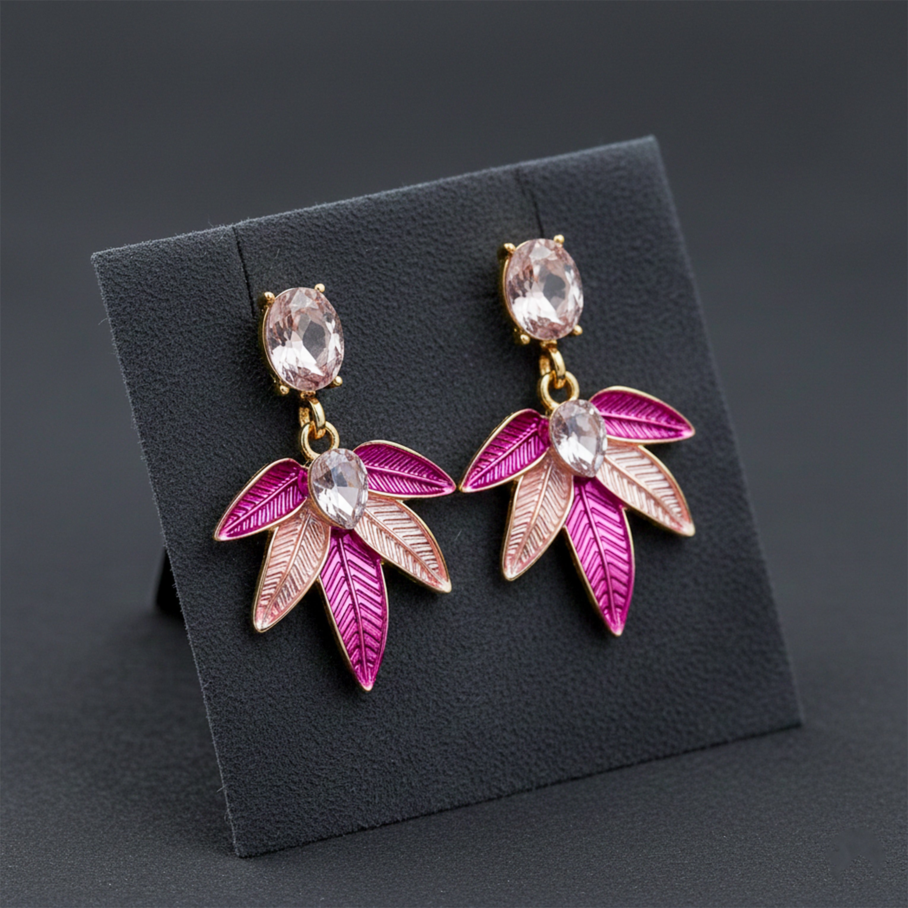 Blush Leaf Luxe Earrings
