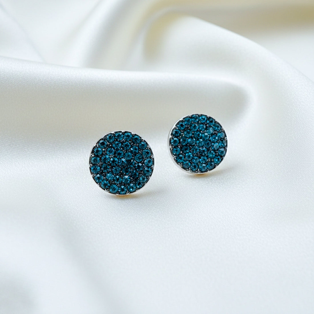 Sapphire Spark Pave Earrings