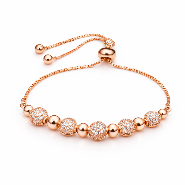 Elite Shine Zircon Slider Bracelet