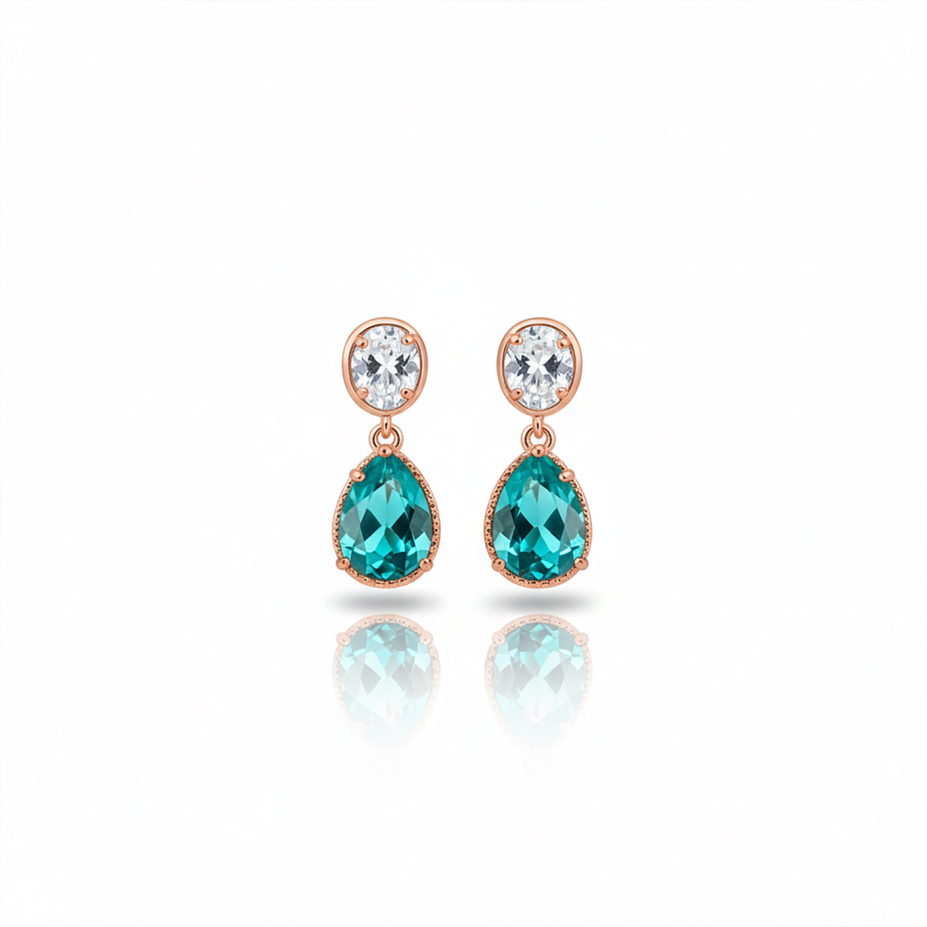 Veloura Emerald Glow Drop Earrings