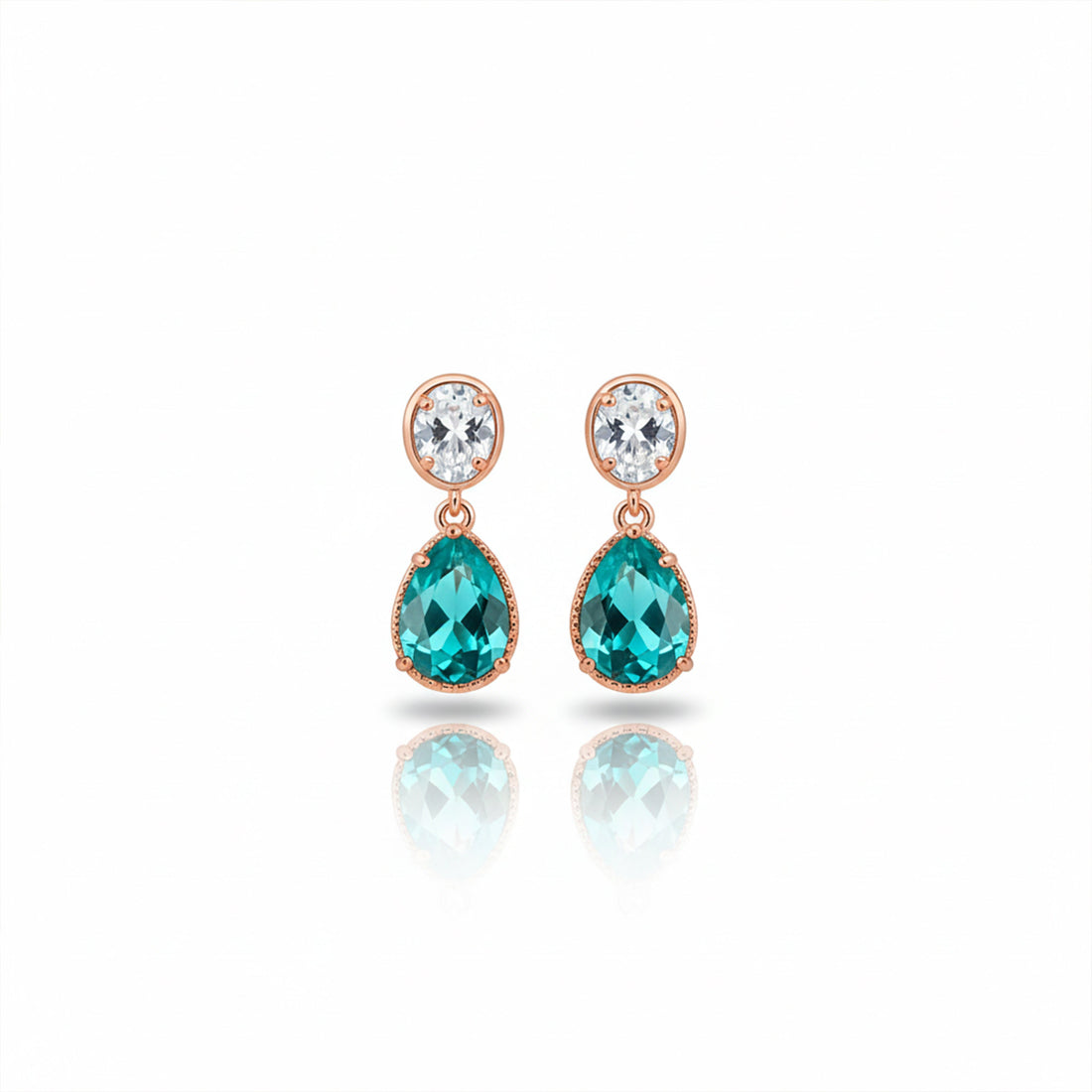 Veloura Emerald Glow Drop Earrings