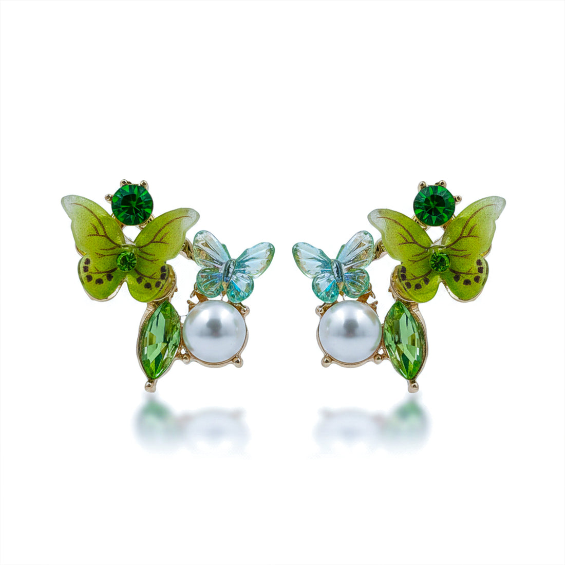 Butterfly Pearl Elegance Earrings