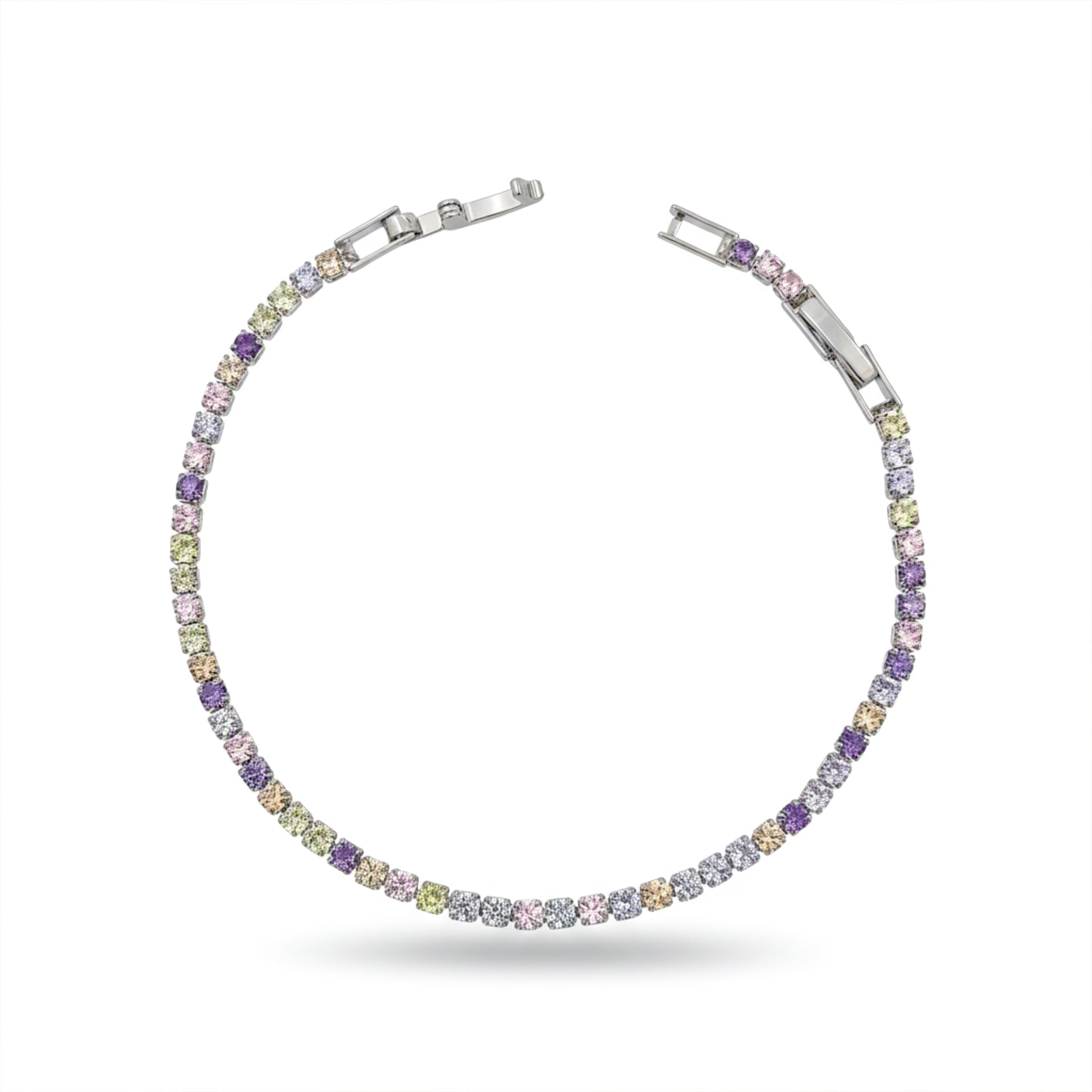 Celestial Prism Tennis Bracelet