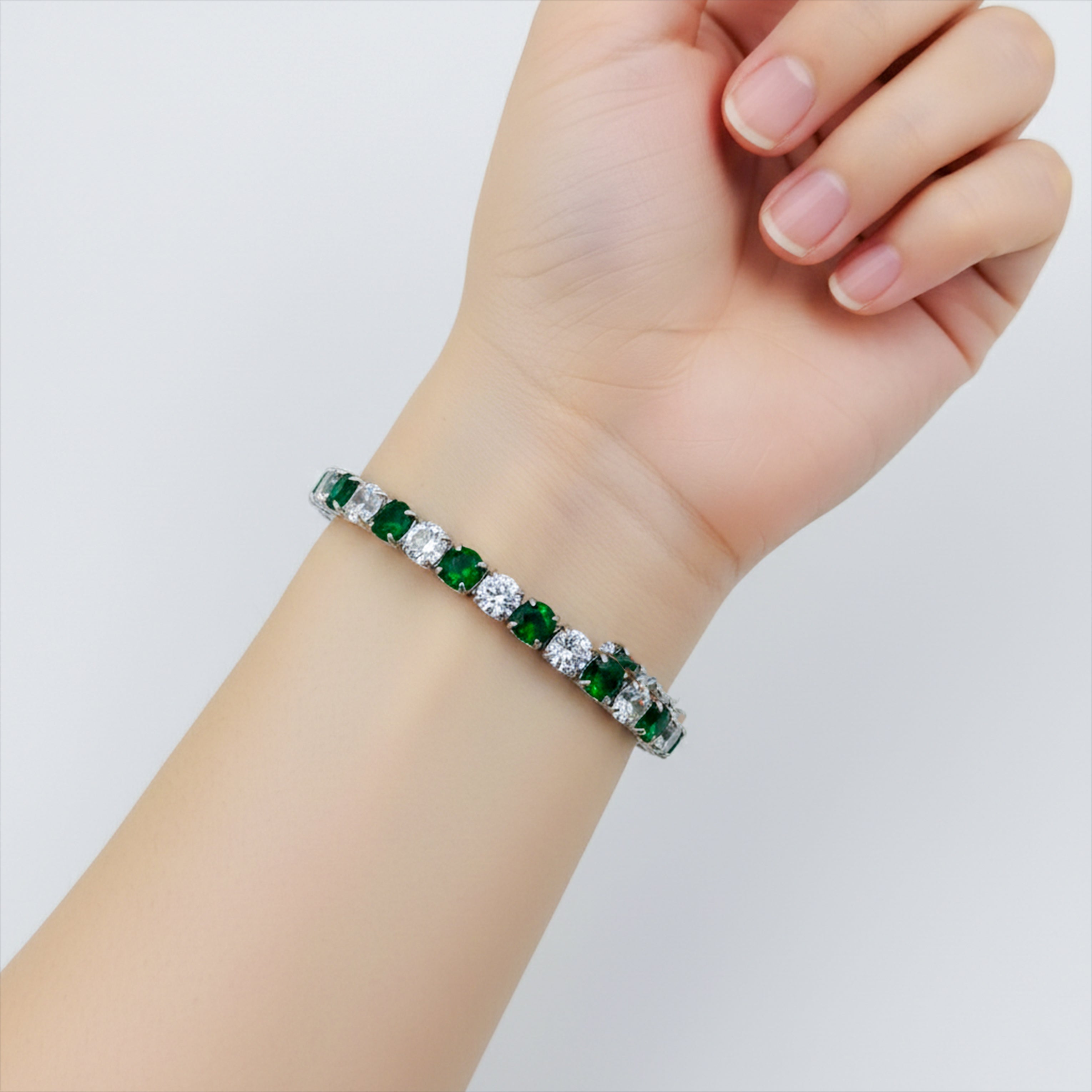 Imperial Emerald Sparkle Bracelet