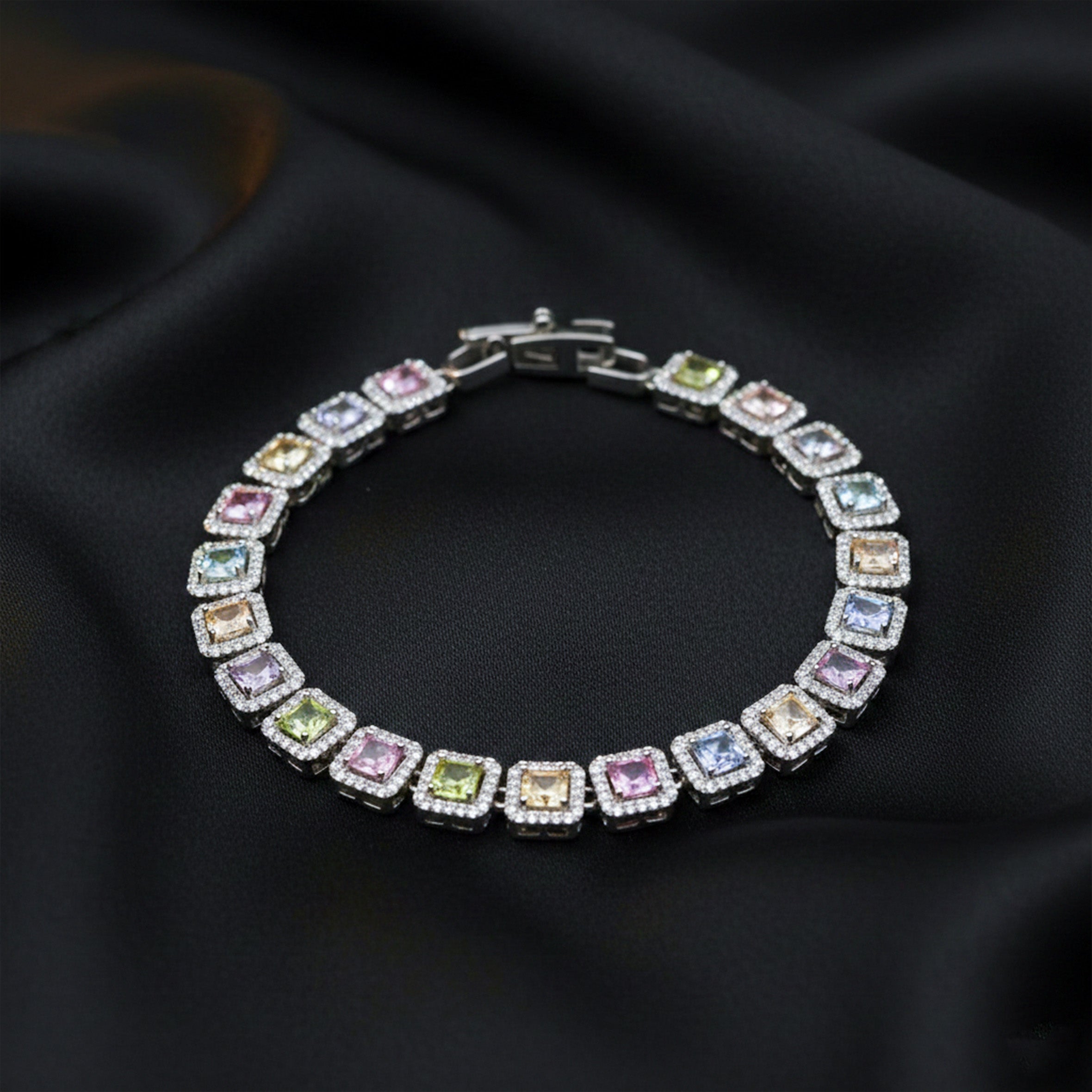 Pastel Gemstone Luxe Bracelet