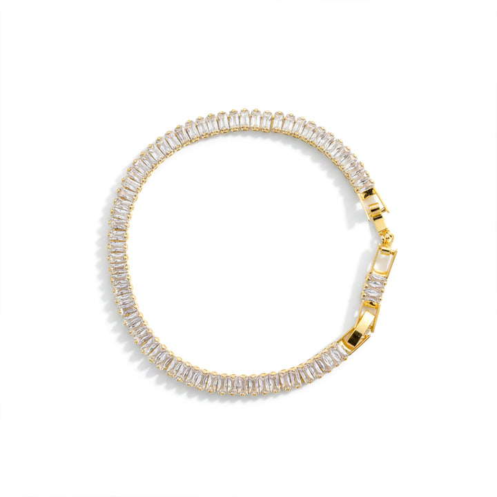 Classic Gold CZ Tennis Bracelet