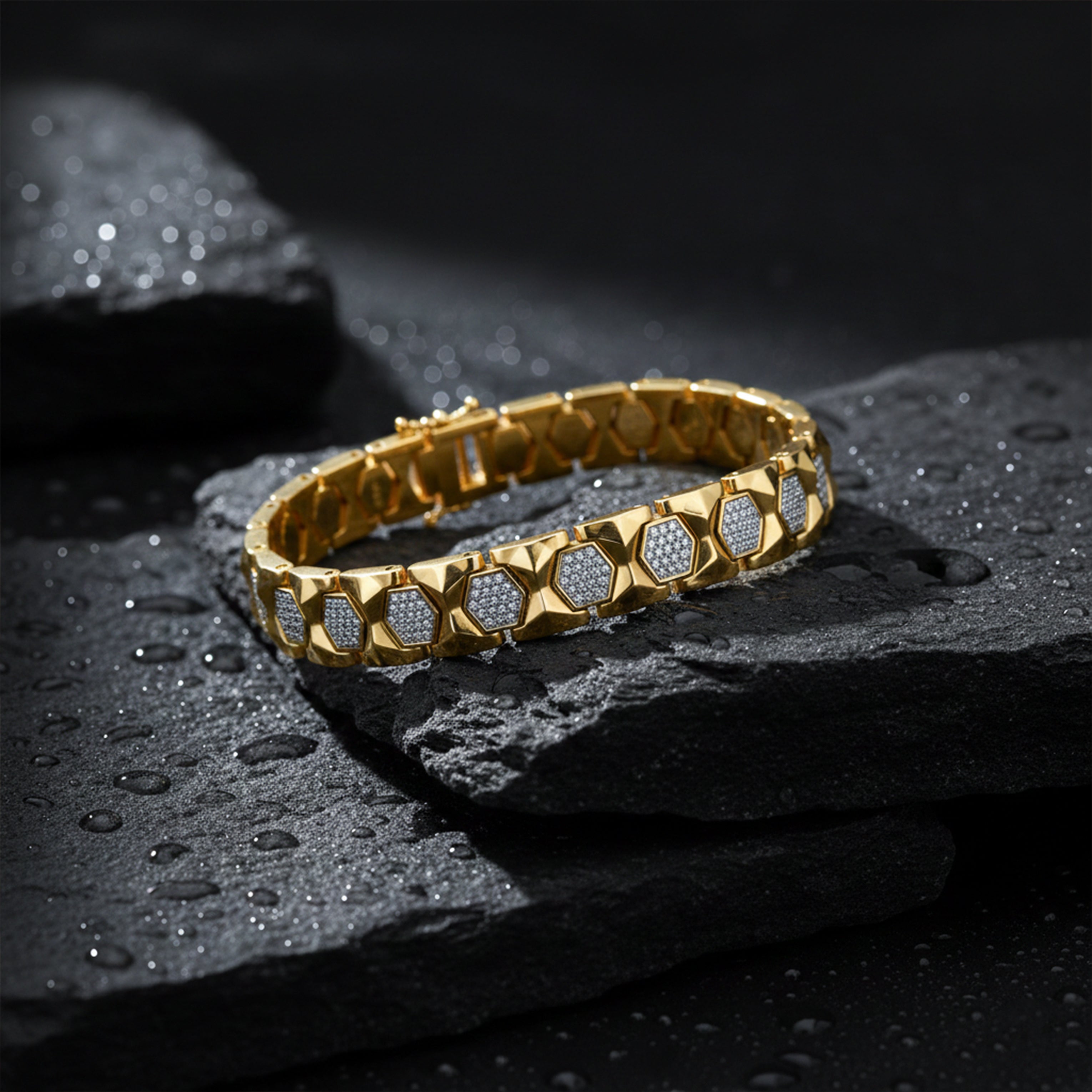 HexaStone Gold Luxe Bracelet