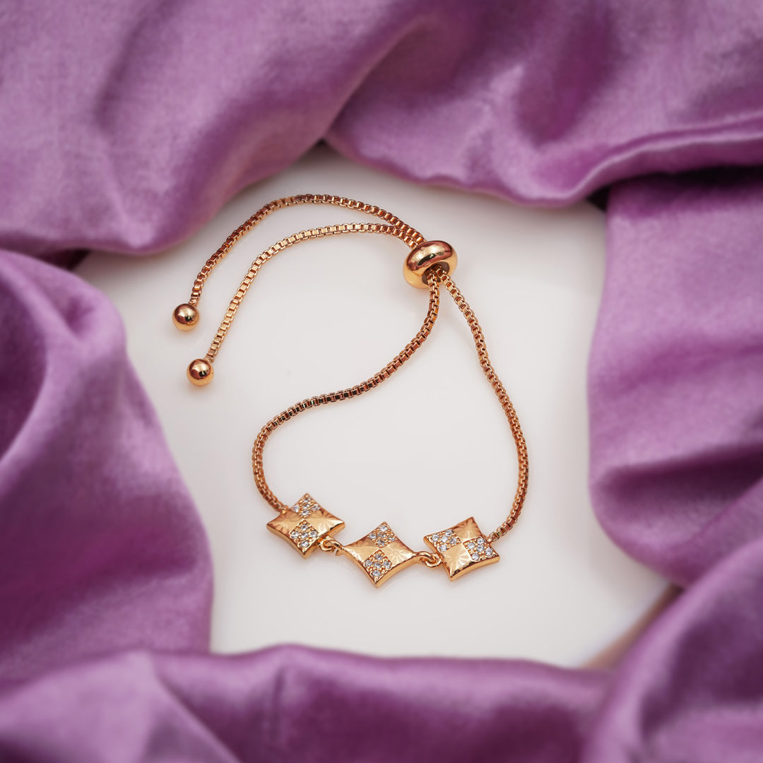 Royal CZ Slider Bracelet