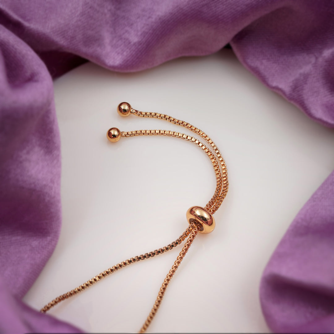 Royal CZ Slider Bracelet