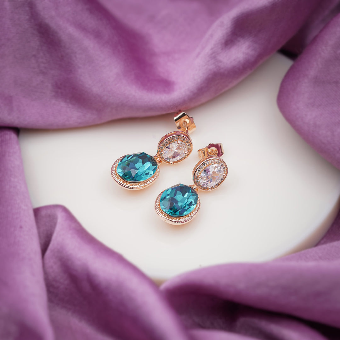 Prestige Double Stone Earrings