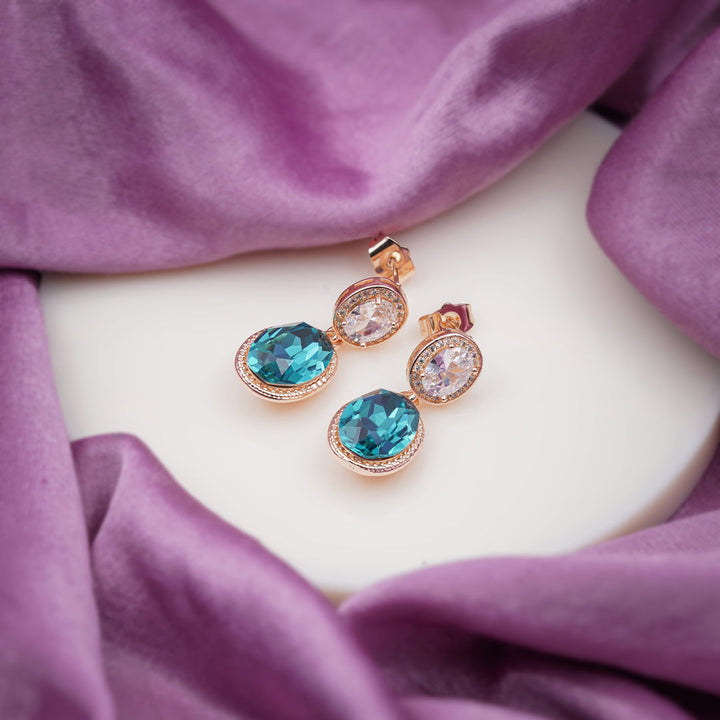 Prestige Double Stone Earrings