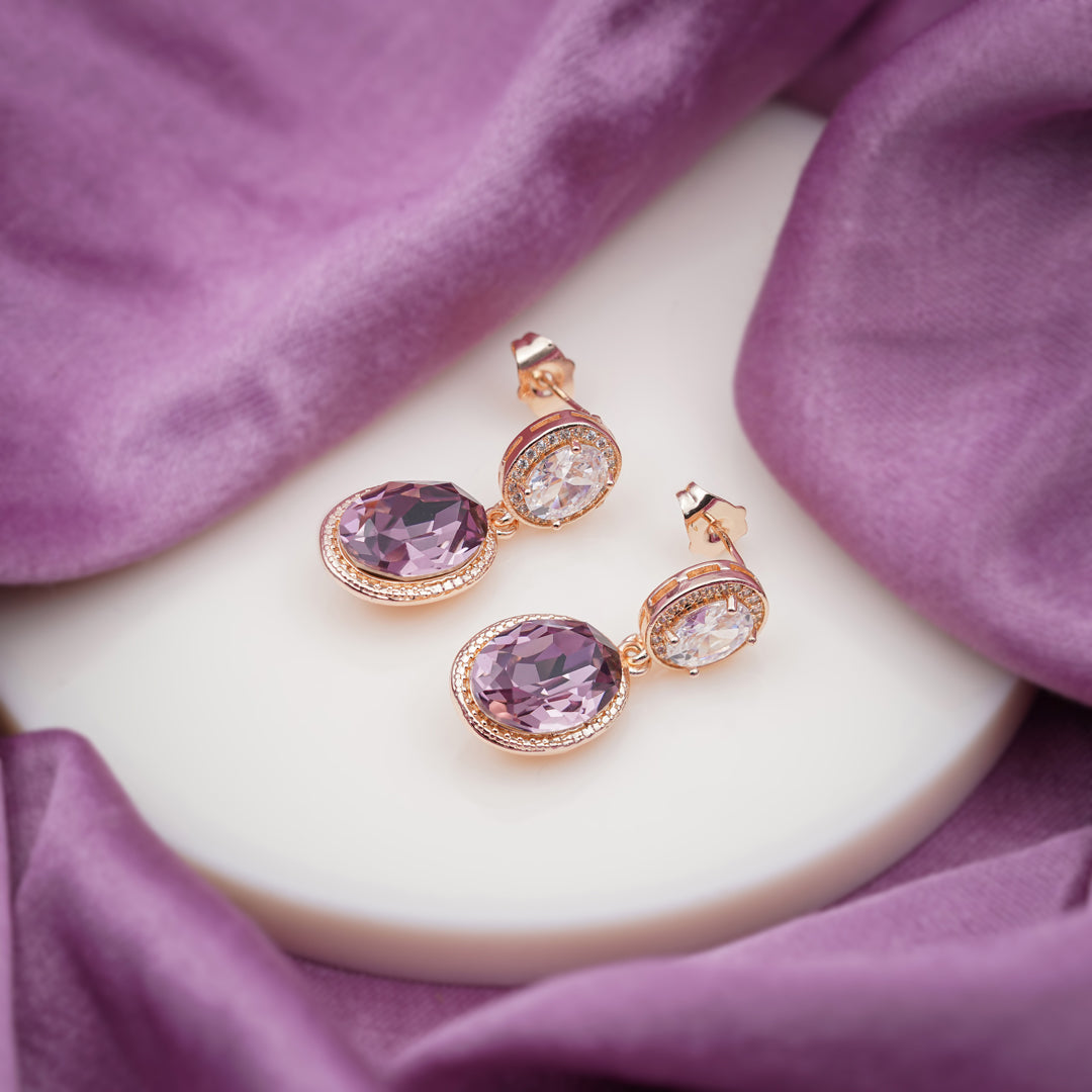 Prestige Double Stone Earrings