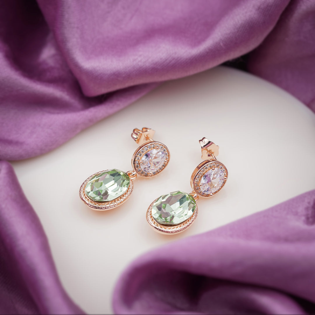 Prestige Double Stone Earrings