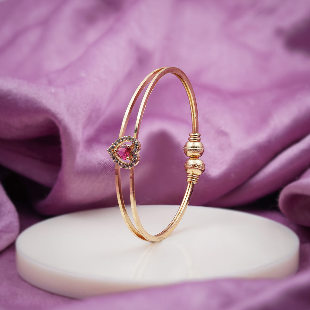 Rati Free Size Heart Bangles