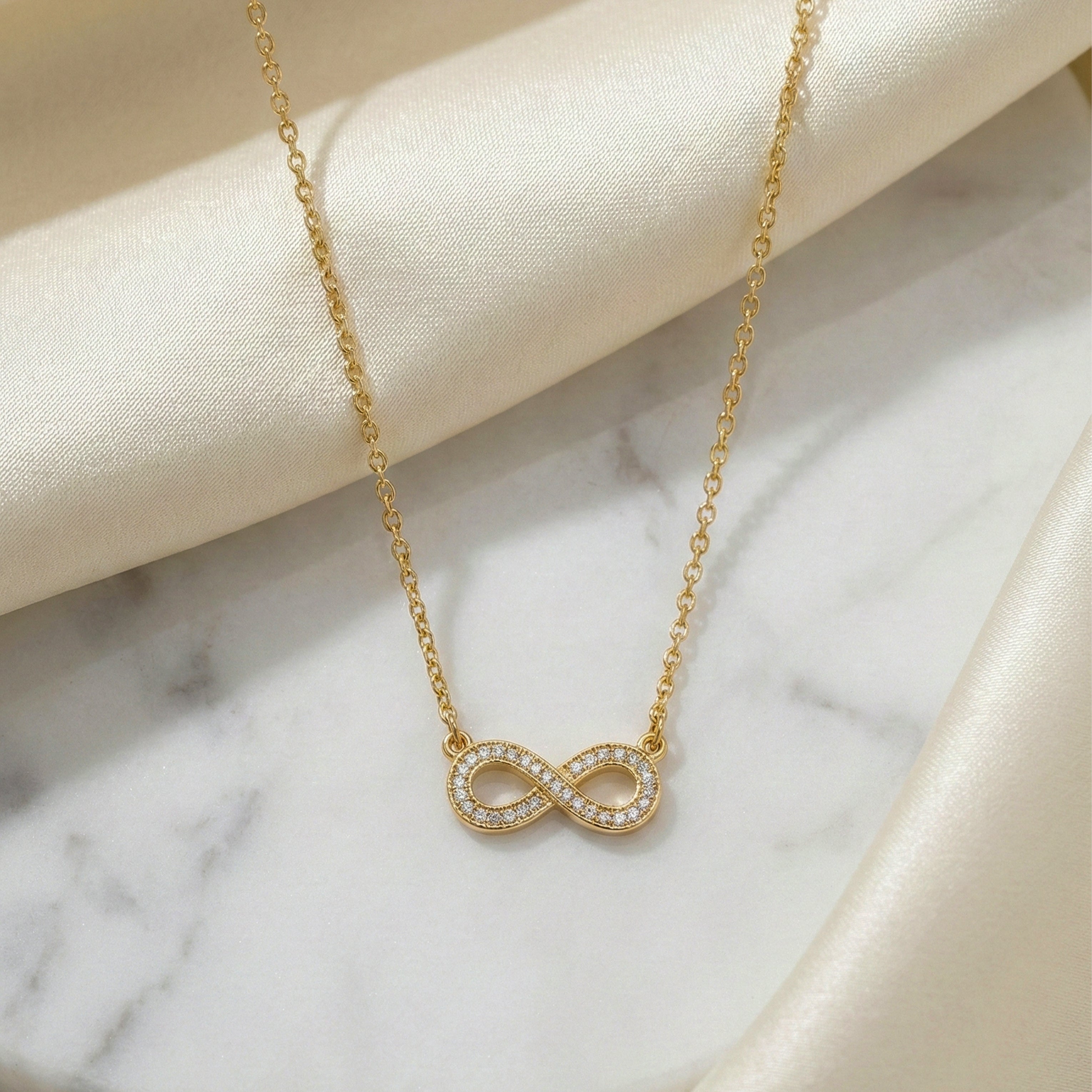 Lisha Infinity Necklace