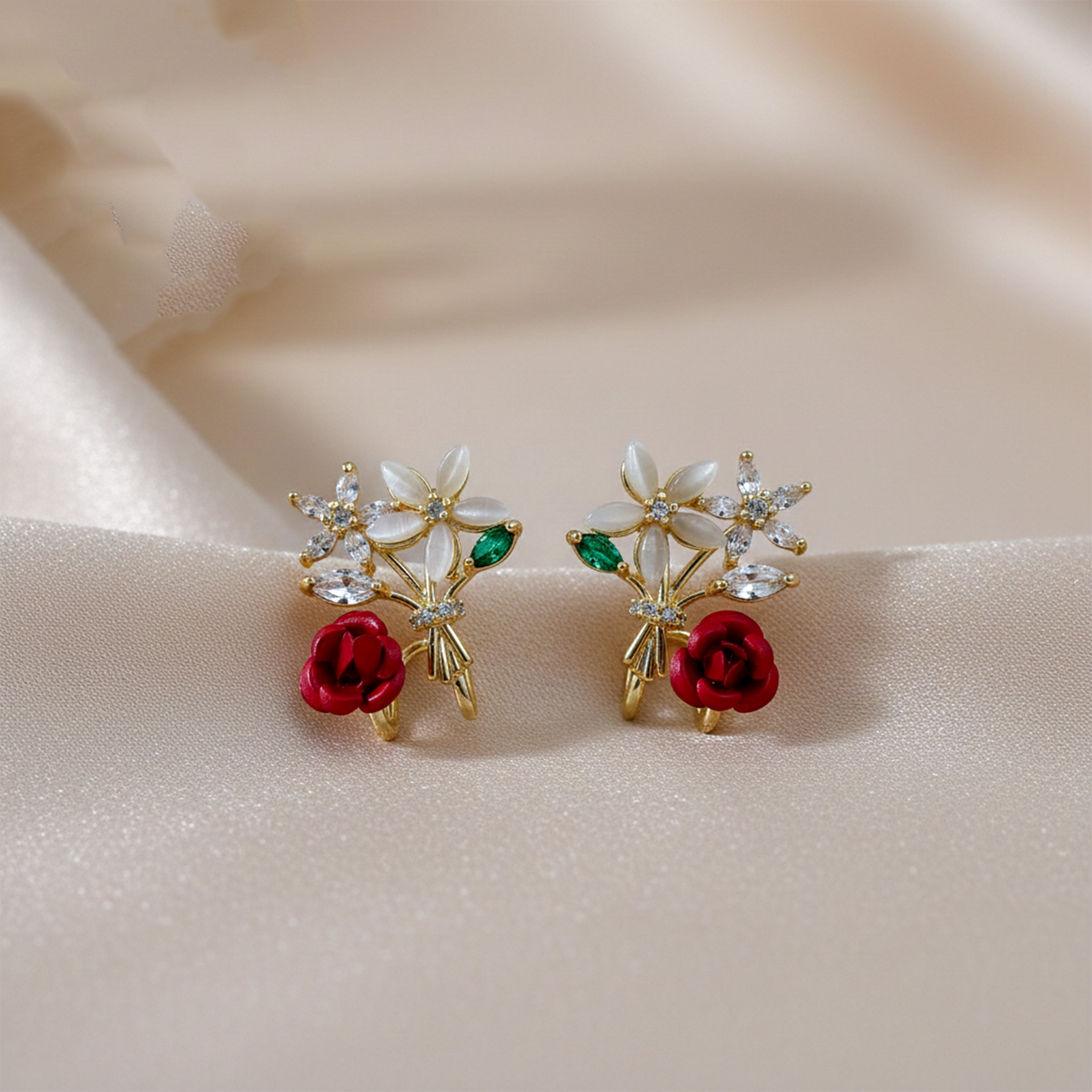 Roselle Luxe Bloom Earrings