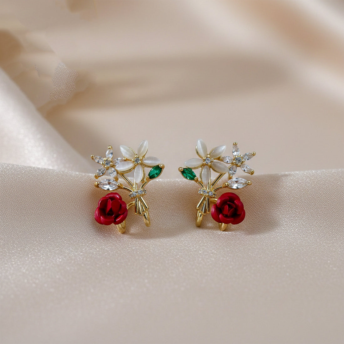 Roselle Luxe Bloom Earrings