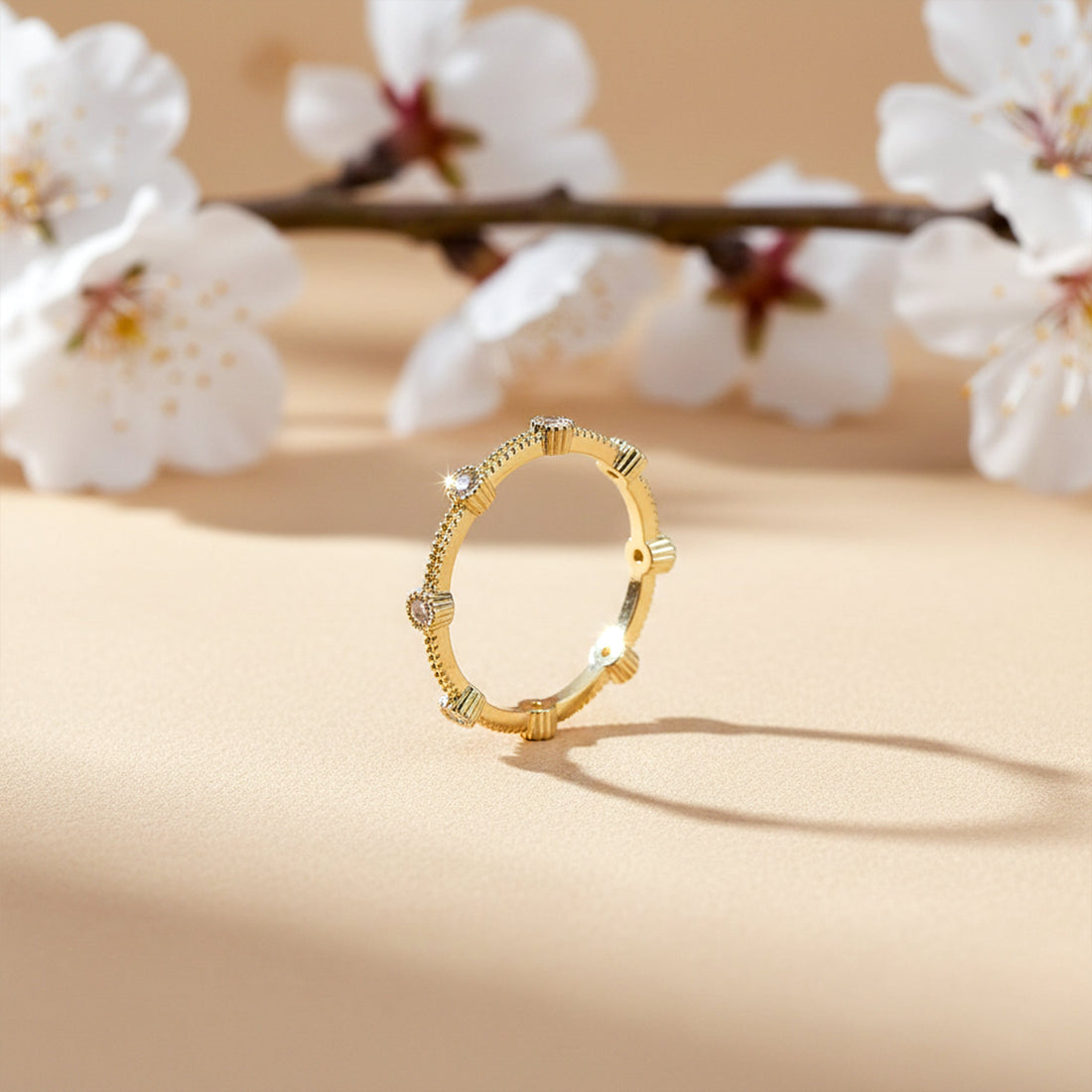 Royal Bloom Zircon Ring