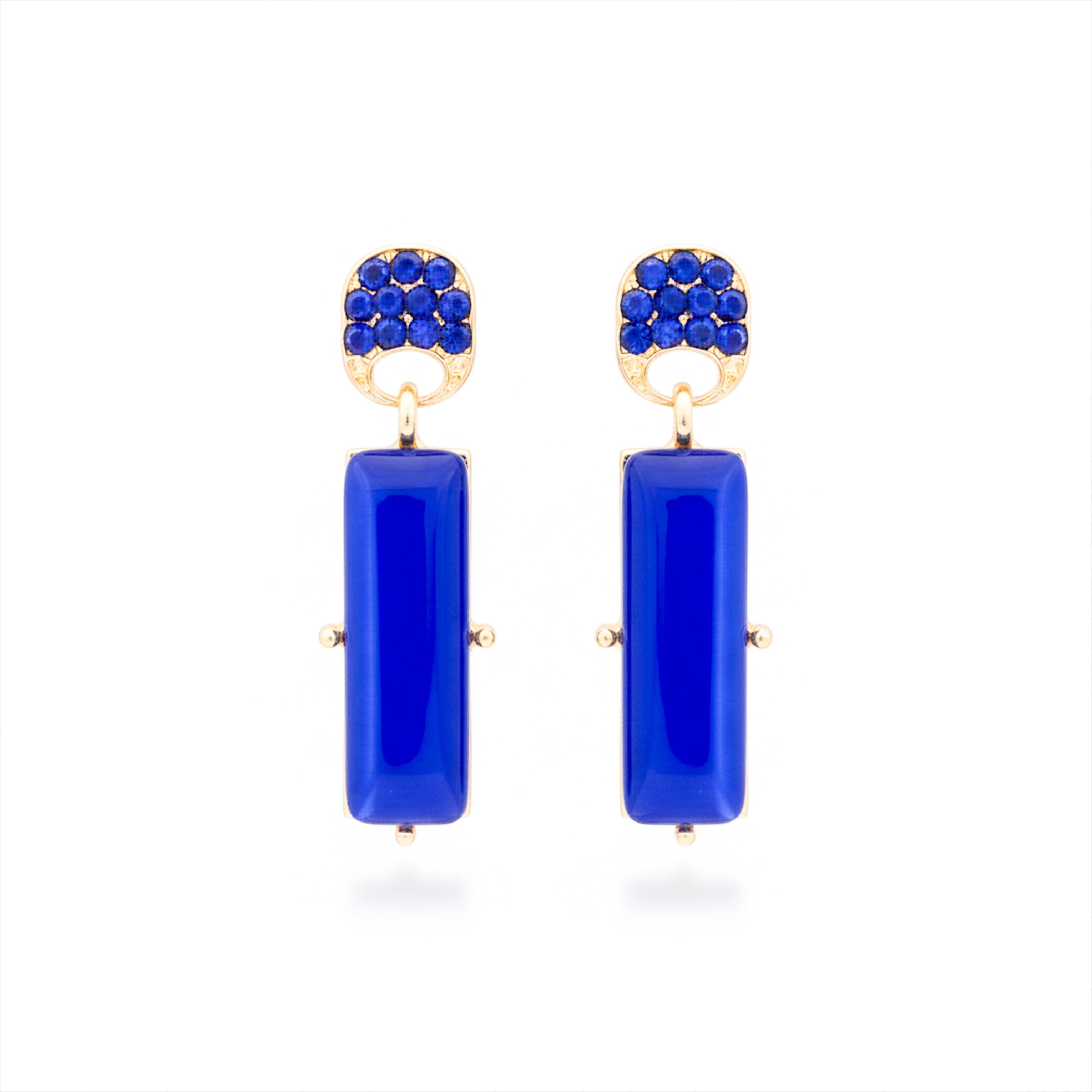 Royal Blue Opulence Earrings