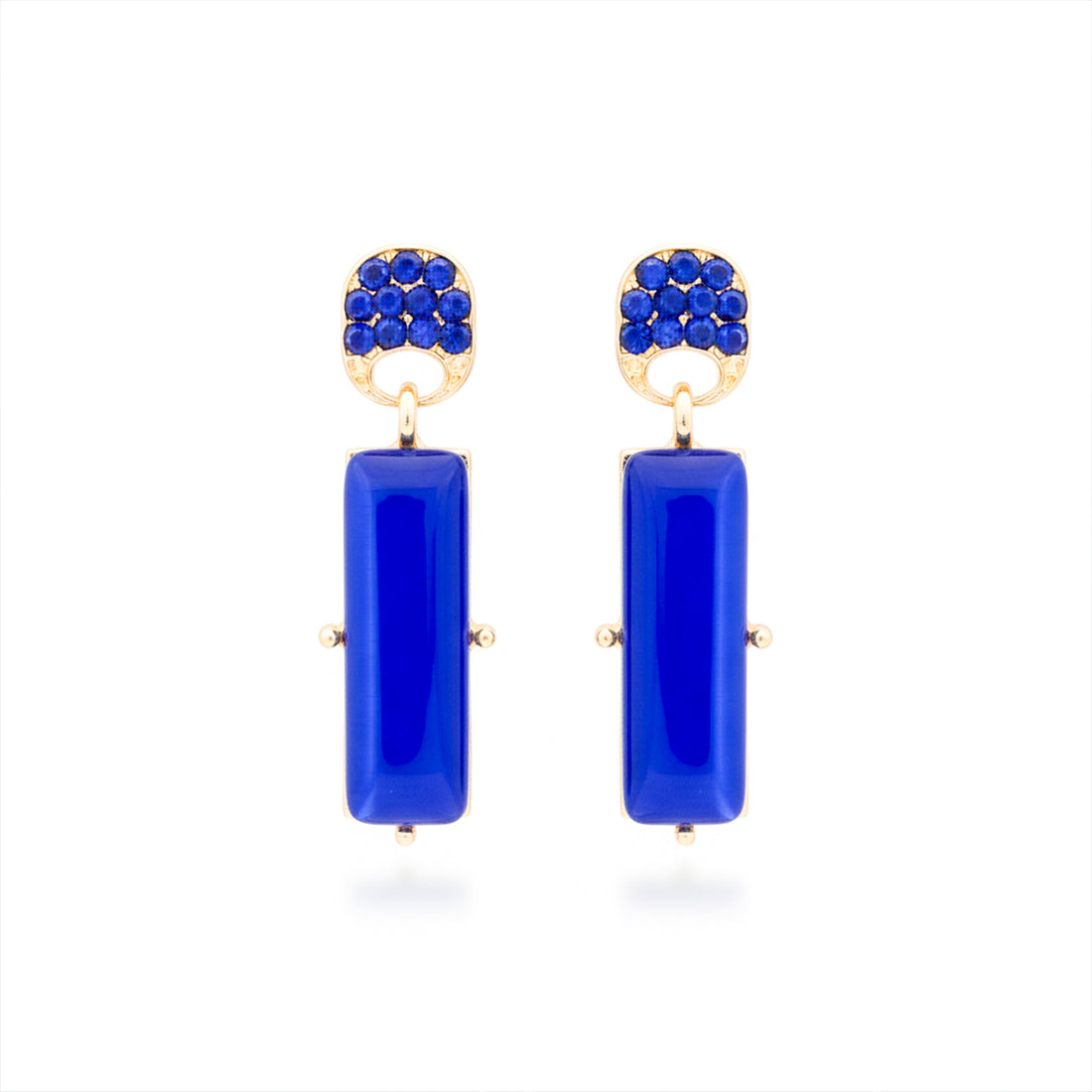 Royal Blue Opulence Earrings